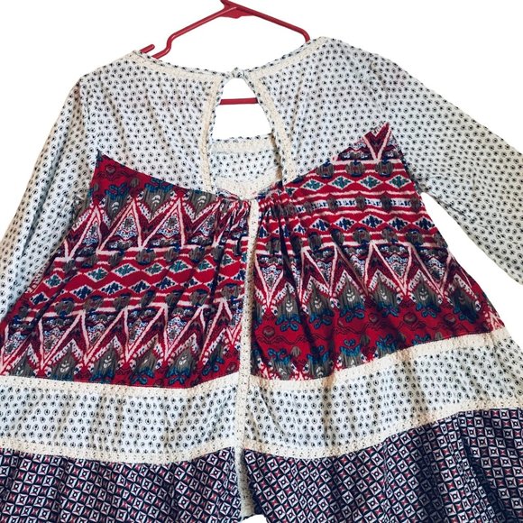 Freeway Women's Shirt Top Blouse Boho flowy Size small - Picture 7 of 8